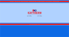 Desktop Screenshot of kaytherm.com