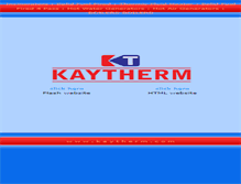 Tablet Screenshot of kaytherm.com